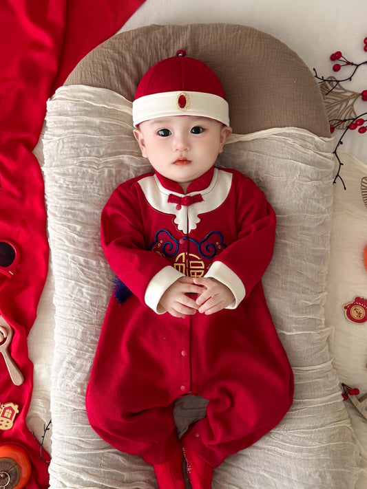 Romper Days Old One Month Banquet Festive Jumpsuit, Climbing Suit