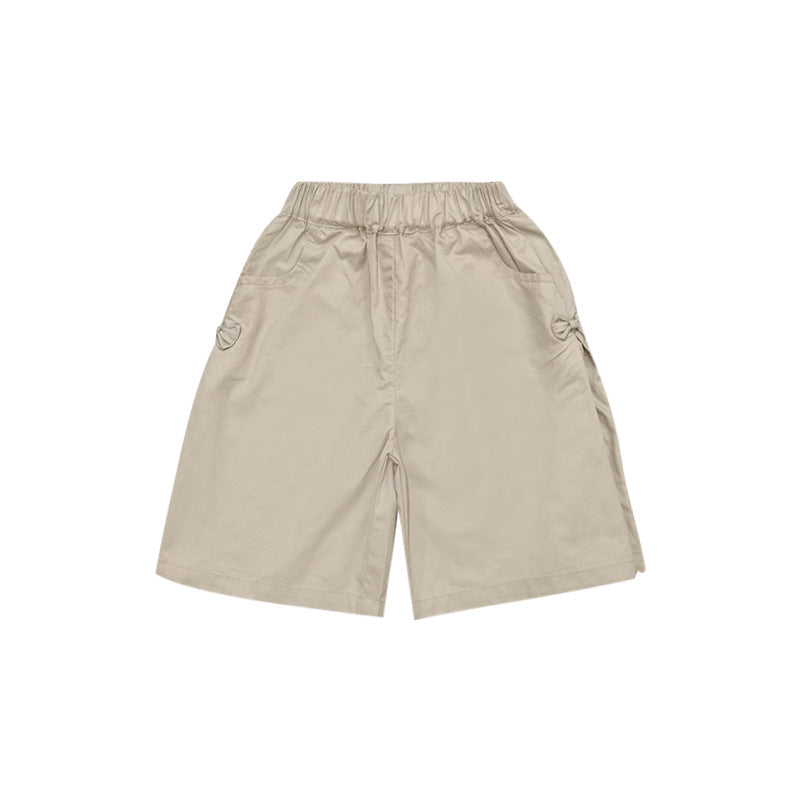 Children's Broken Size Fold Summer Wide Leg Children's Pants