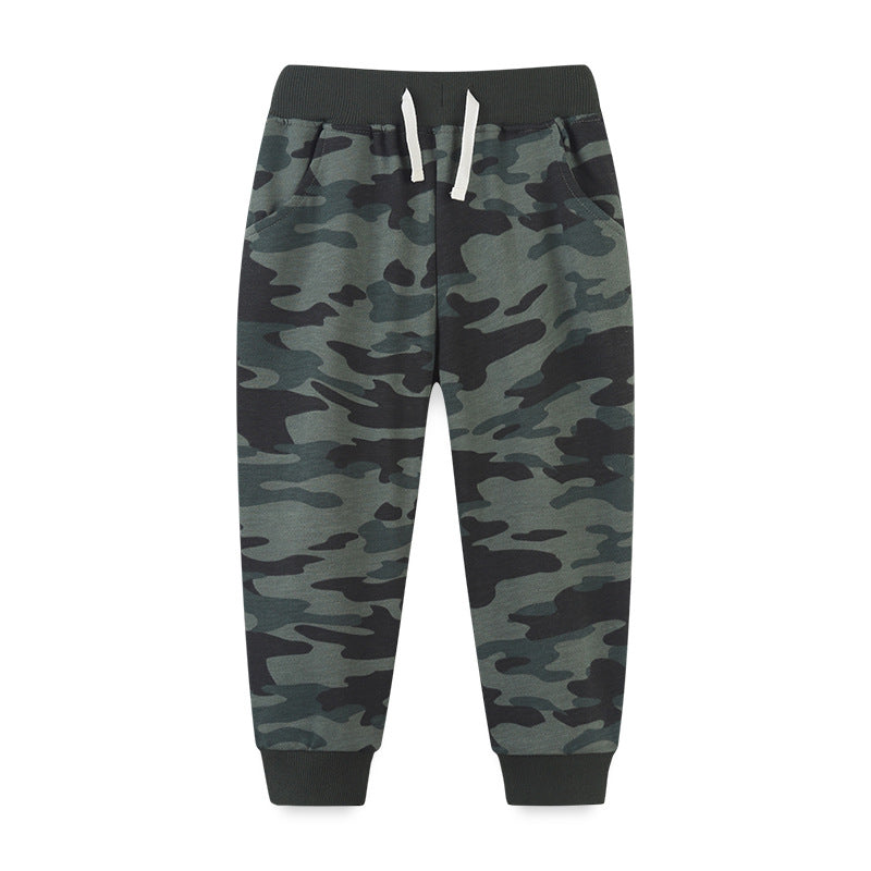 Children's Autumn Trousers Camouflage Sports Fashion With Children's Pants