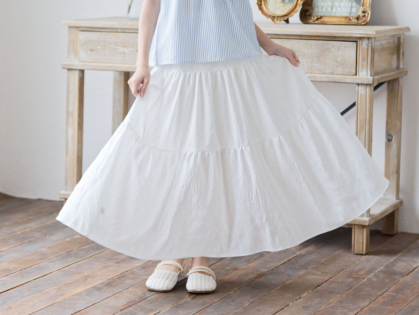Children's Medium Large Dress Versatile Casual Skirt Clothing Midi Children's Suit