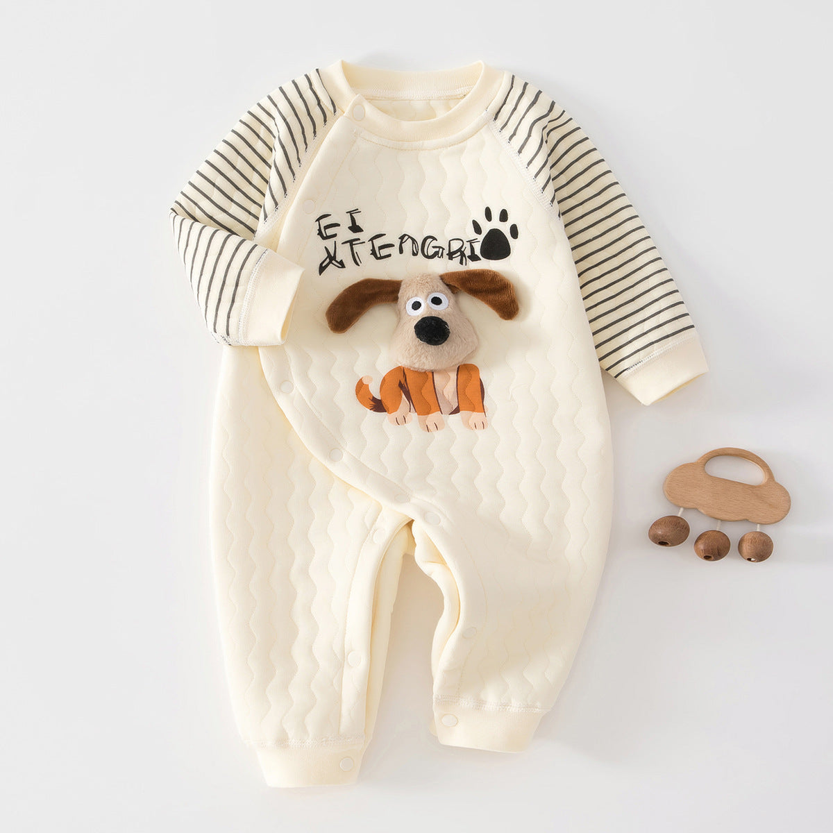 Boneless Quilted Jumpsuit Long Sleeve Born Jumpsuit, Climbing Suit