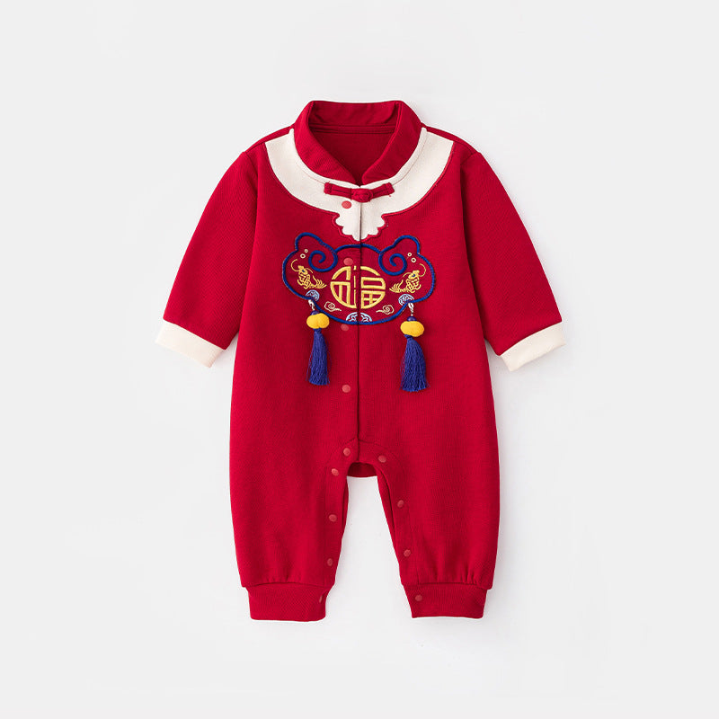 Romper Days Old One Month Banquet Festive Jumpsuit, Climbing Suit