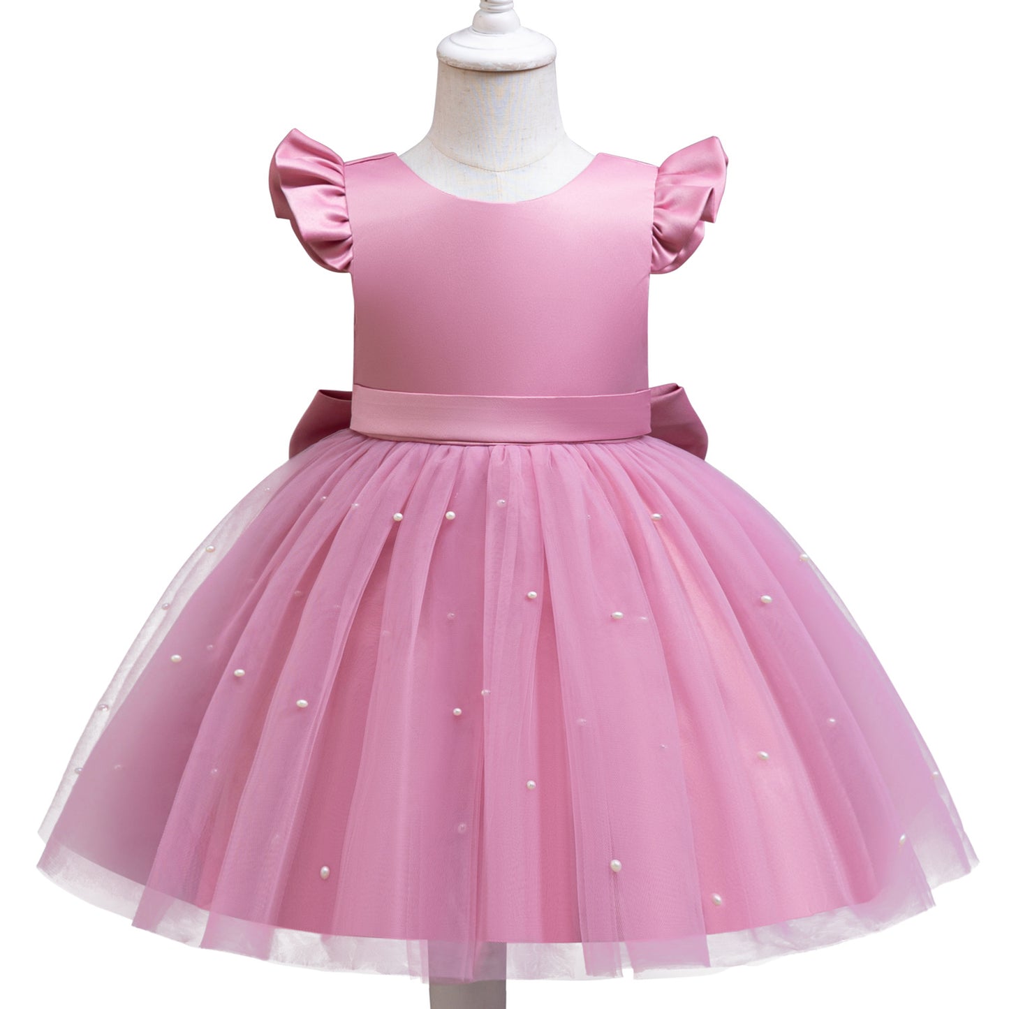 Pettiskirt Piano Host Performance Wear One Year Children's Dress