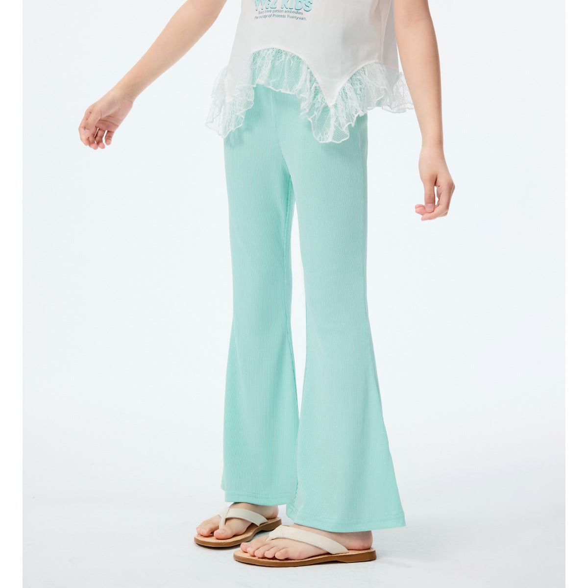 Western Style Cool Feeling Bootleg Teens Children's Pants