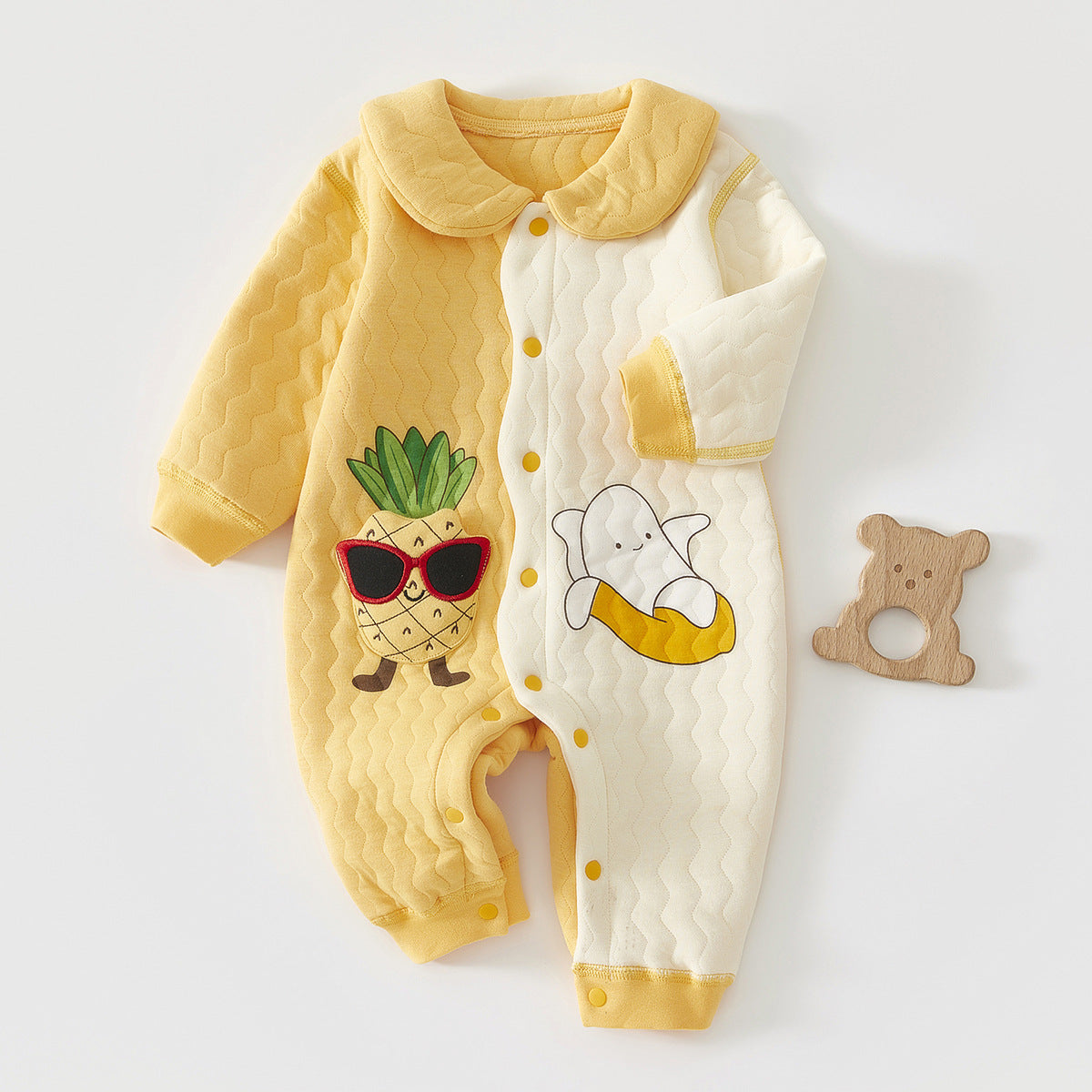 Boneless Quilted Jumpsuit Long Sleeve Born Jumpsuit, Climbing Suit