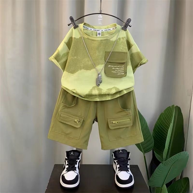 Men's Korean Style Thin Autumn Wear Cool Children's Suit