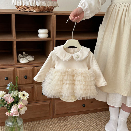Bloomer With Skirt Son Crawling Jumpsuit Rompers Jumpsuit, Climbing Suit