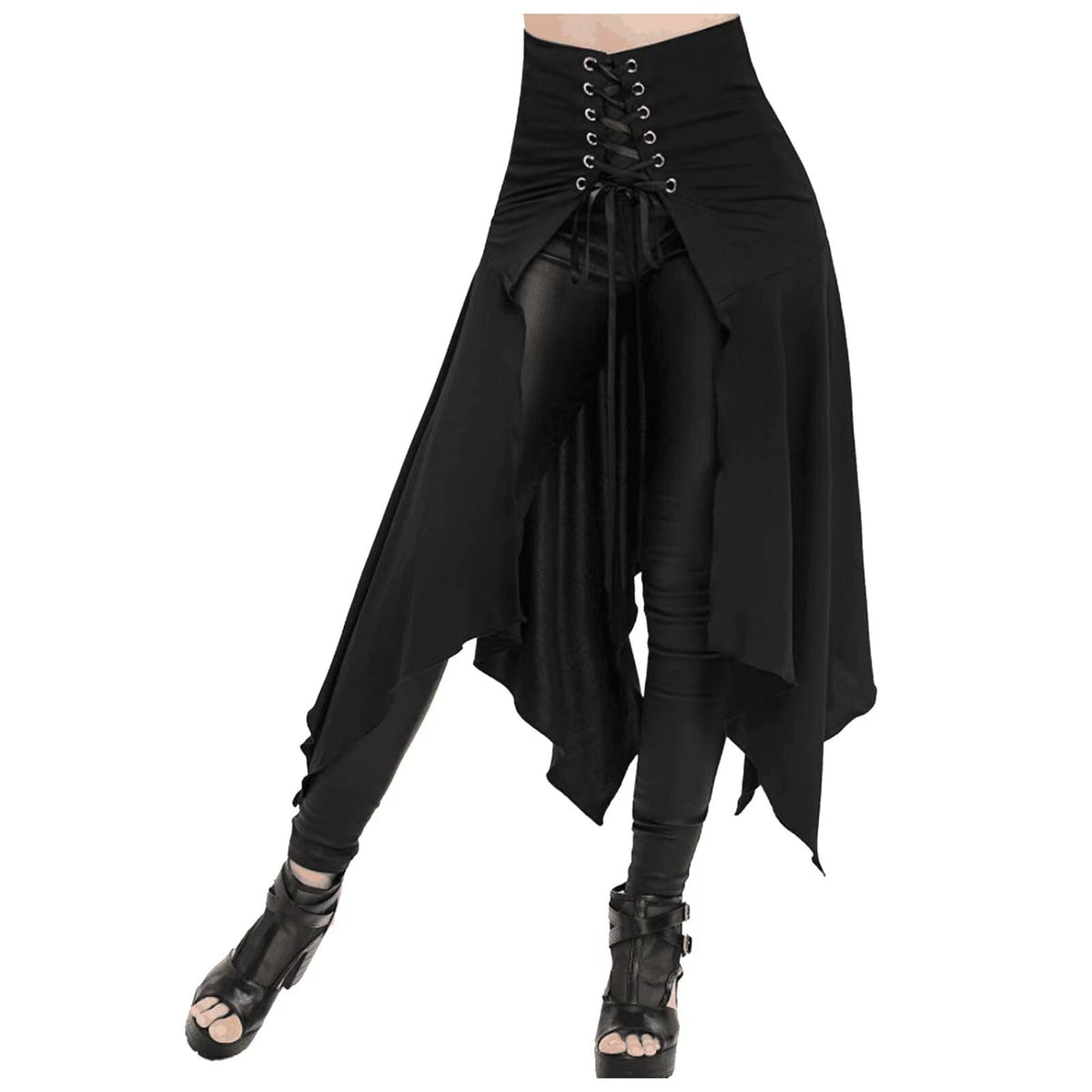 Innovative Graceful Halloween Stitching Irregular Umbrella Skirts