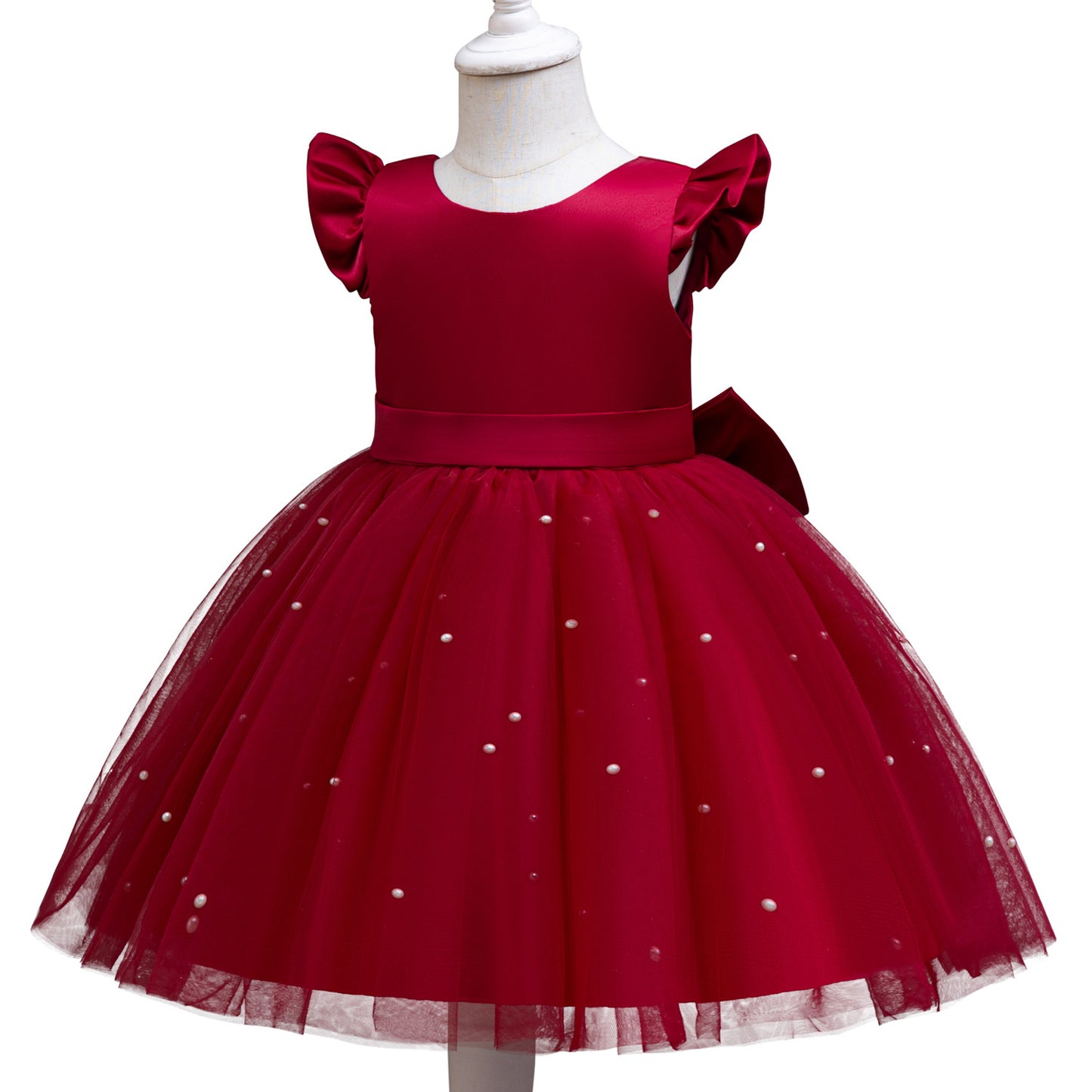 Pettiskirt Piano Host Performance Wear One Year Children's Dress