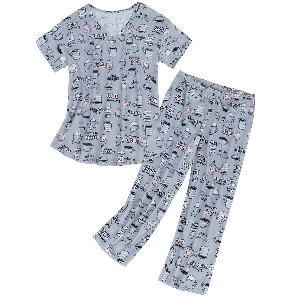 Women's Popular Home Wear Printed Pajamas Pajama Comfortable Fashion Casual Suit