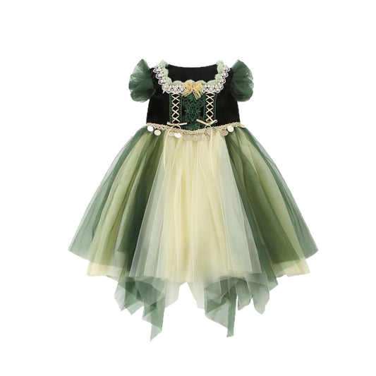 Children's Anna Birthday Princess Style Luminous Gauze Skirt Pettiskirt Children's Dress