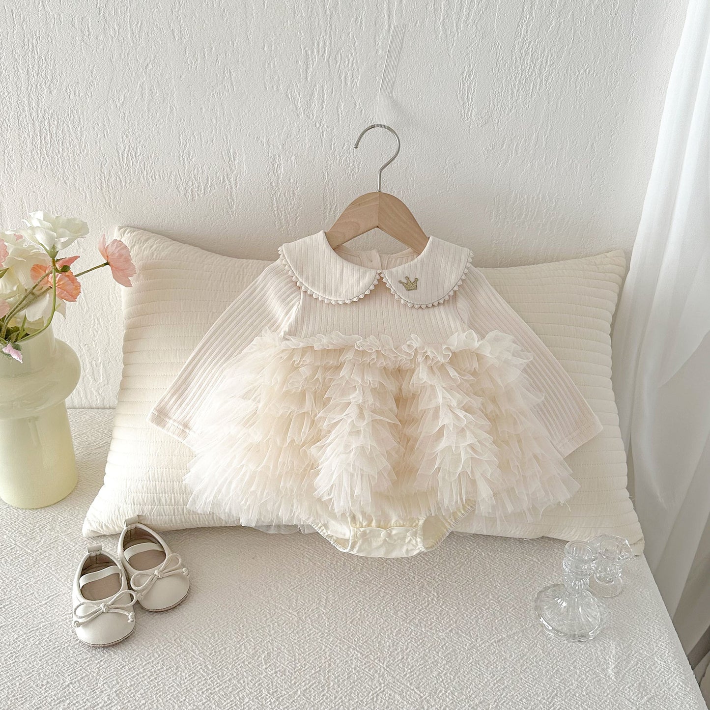 Bloomer With Skirt Son Crawling Jumpsuit Rompers Jumpsuit, Climbing Suit