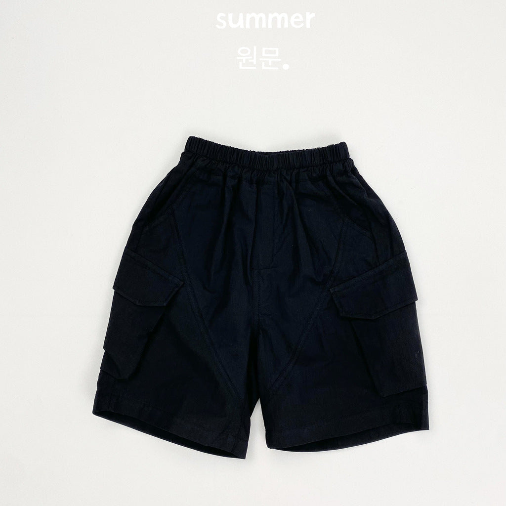 Children's Shorts Summer Thin Cotton Middle Boys Children's Pants