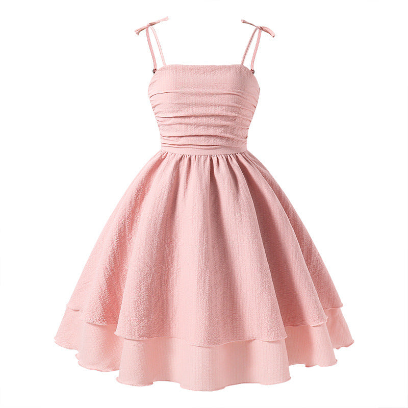 Women's & Children's Older Clothing Strap Princess Children's Dress