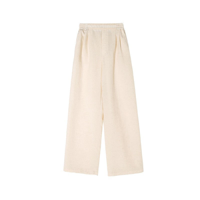 Children's Clothing Straight Summer Silk Linen Older Children's Pants