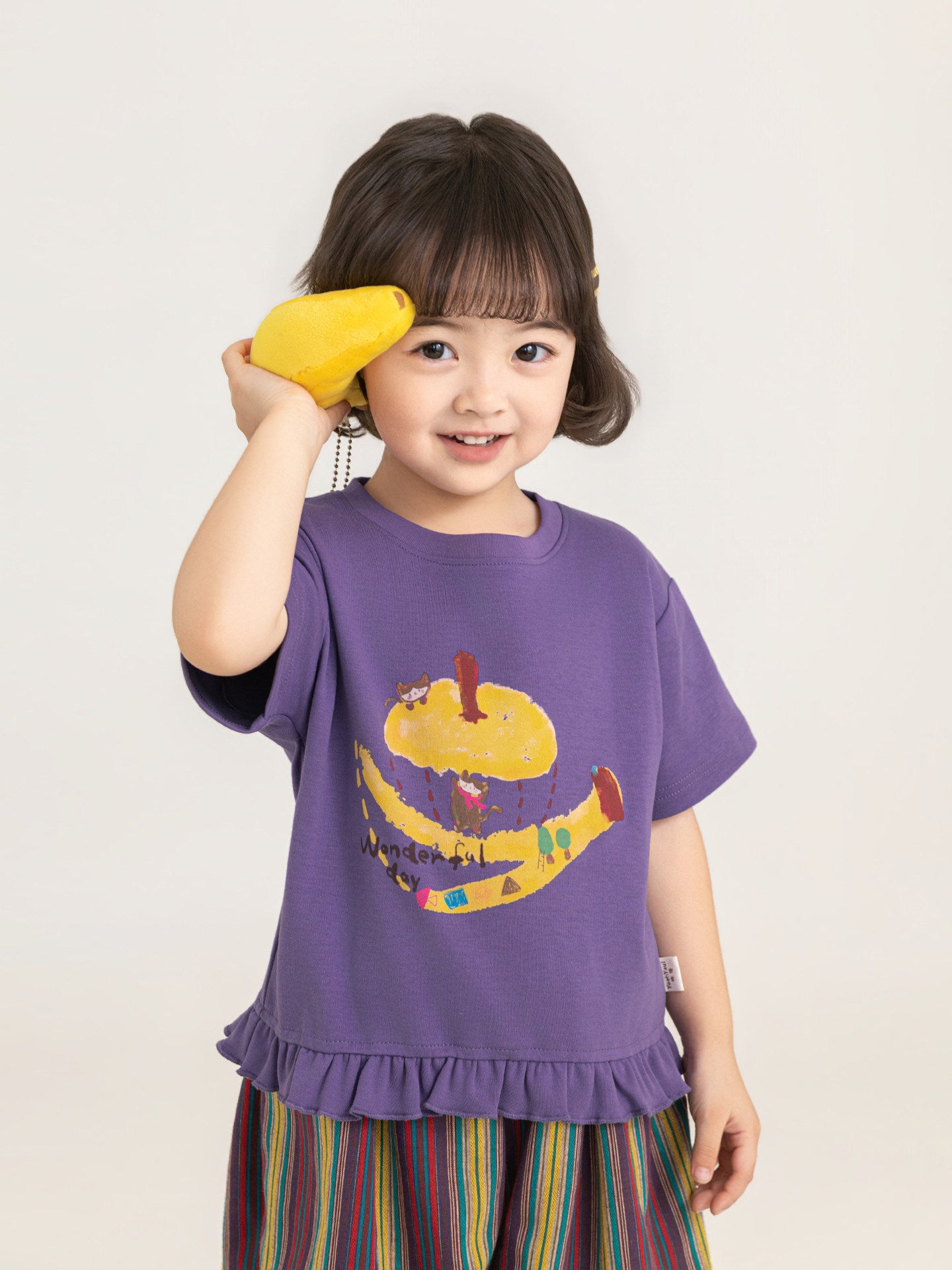 Children's Fashionable Short Sleeve Summer Cartoon Fruit Children's T-shirt