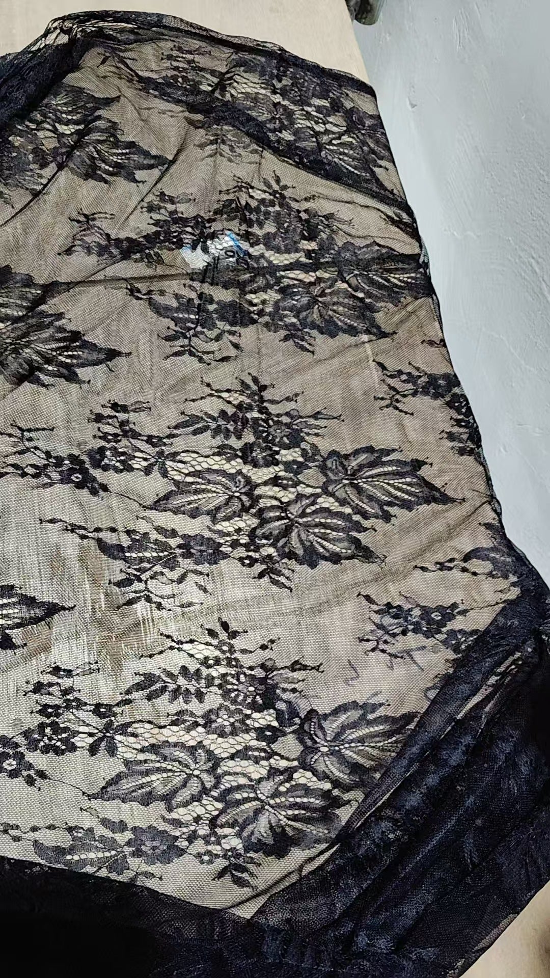 Sexy Brocade Lace White Jacquard Tutu Long Skirt