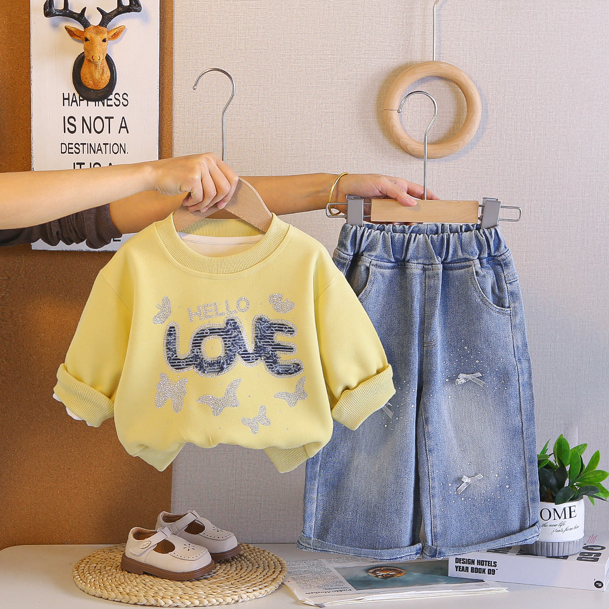 Children's Clothing Outfits Handsome Fashion Spring Clothes Little Sweatshirt Children's Suit