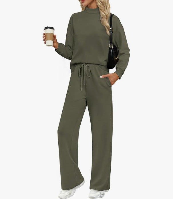 Women's Autumn Sports Leisure Pullover Long Sleeve Two-piece Fashion Casual Suit
