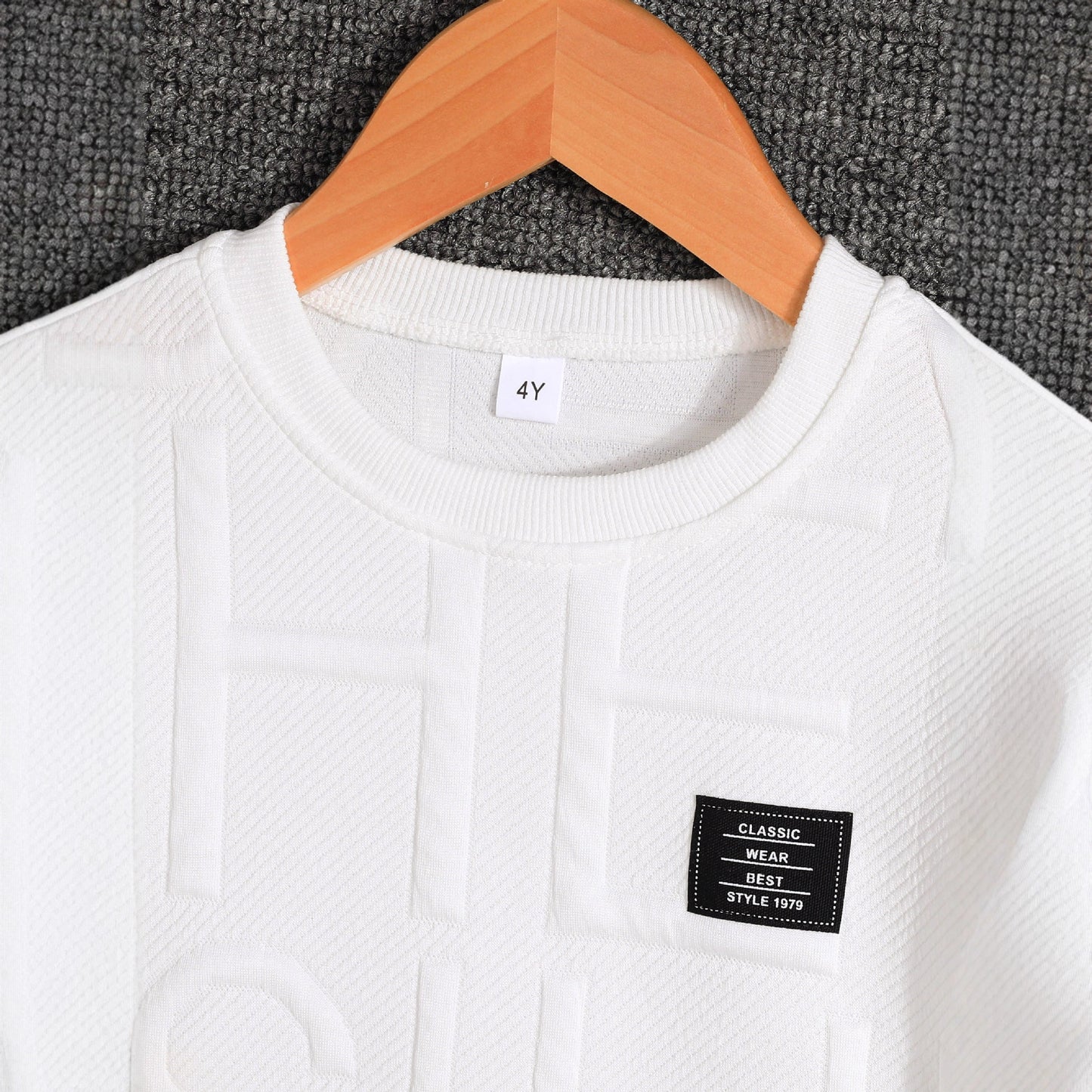 Summer Fashion Casual Set Letter Pattern Children's Suit