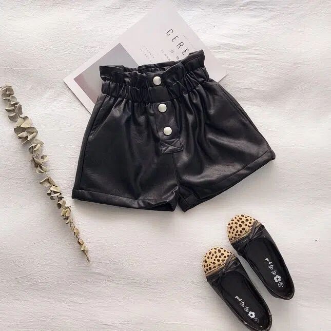 High Waist Korean Style Street Fashion Versatile Children's Pants
