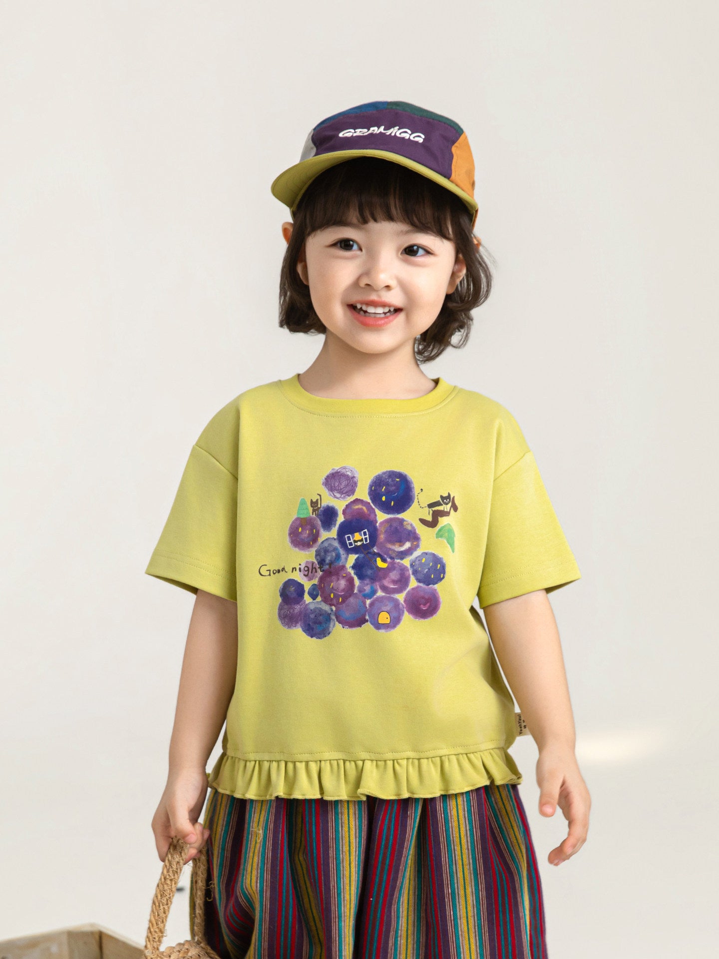 Children's Fashionable Short Sleeve Summer Cartoon Fruit Children's T-shirt