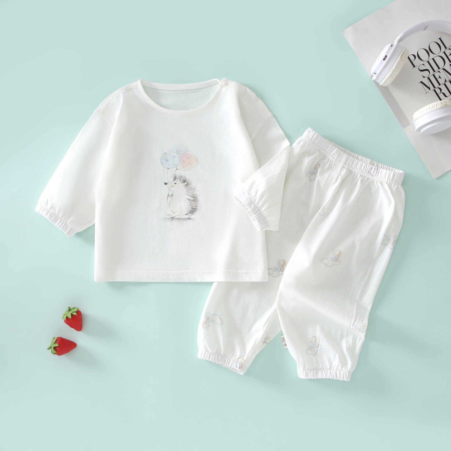 Breathable Long Sleeves Split Air Conditioning Children's Suit