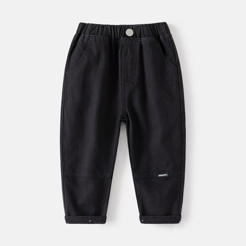 Children's Casual Autumn Solid Color Fashion Trousers Children's Pants