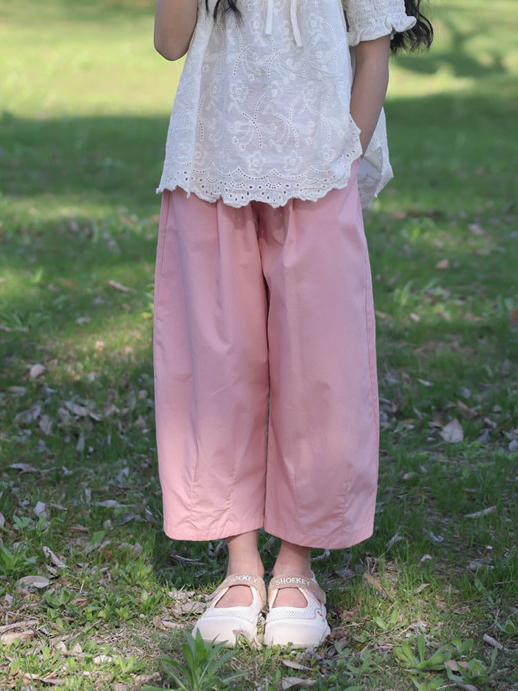 Children's Casual Summer Wide Leg Anti Mosquito Children's Pants