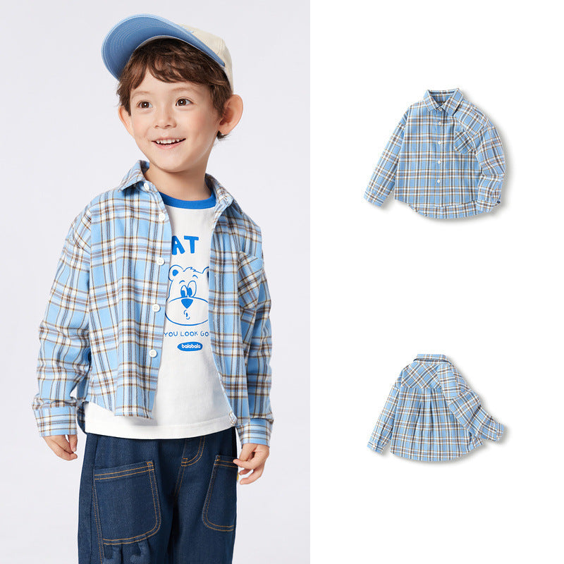 Children's Shirt Spring Clothes Long Sleeve Cotton Children's T-shirt