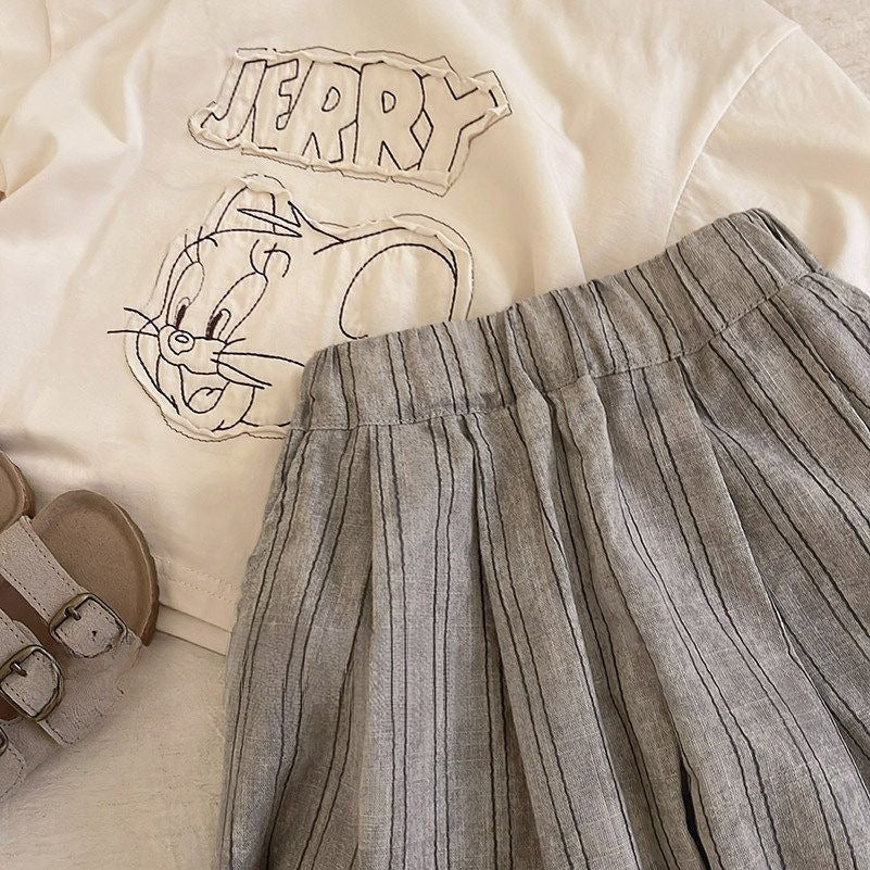 Children's Striped Summer Light Sun Protection Anti Mosquito Children's Pants