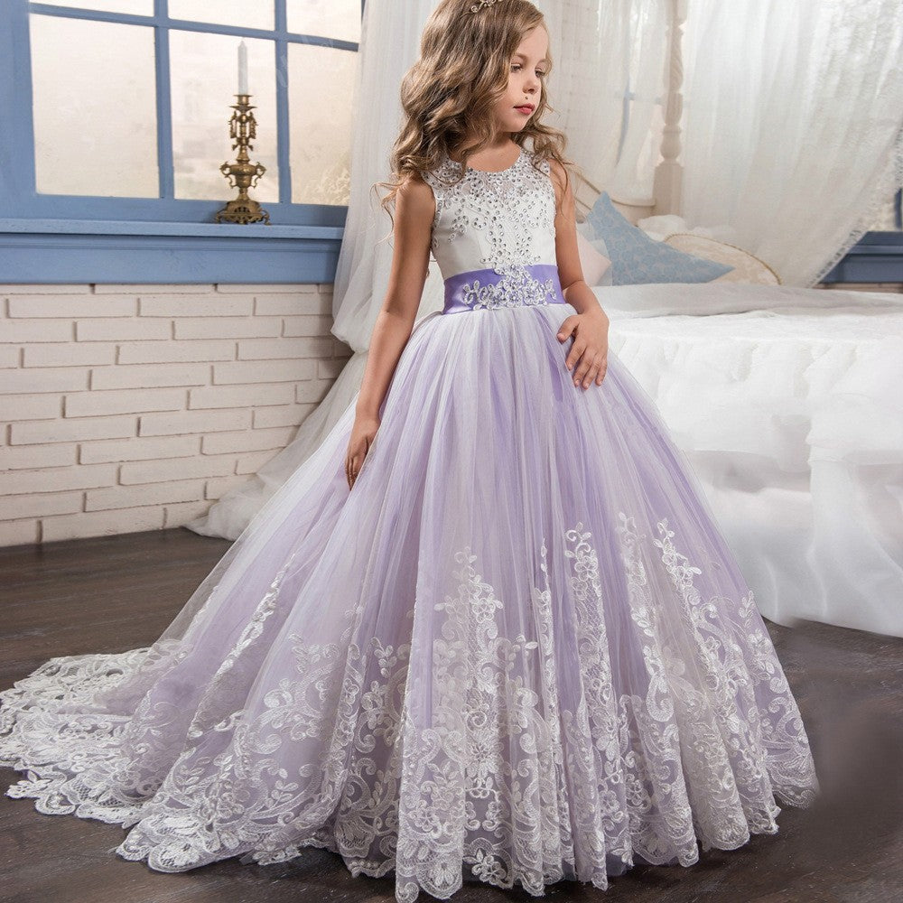 Children's Wedding Color Matching Umbrella Princess Flower Children's Dress