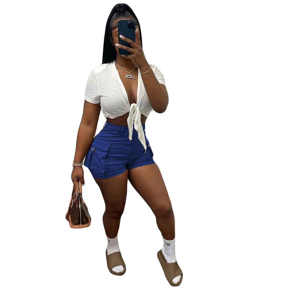 Stylish Unique Women's Overalls Sexy Fashion Shorts