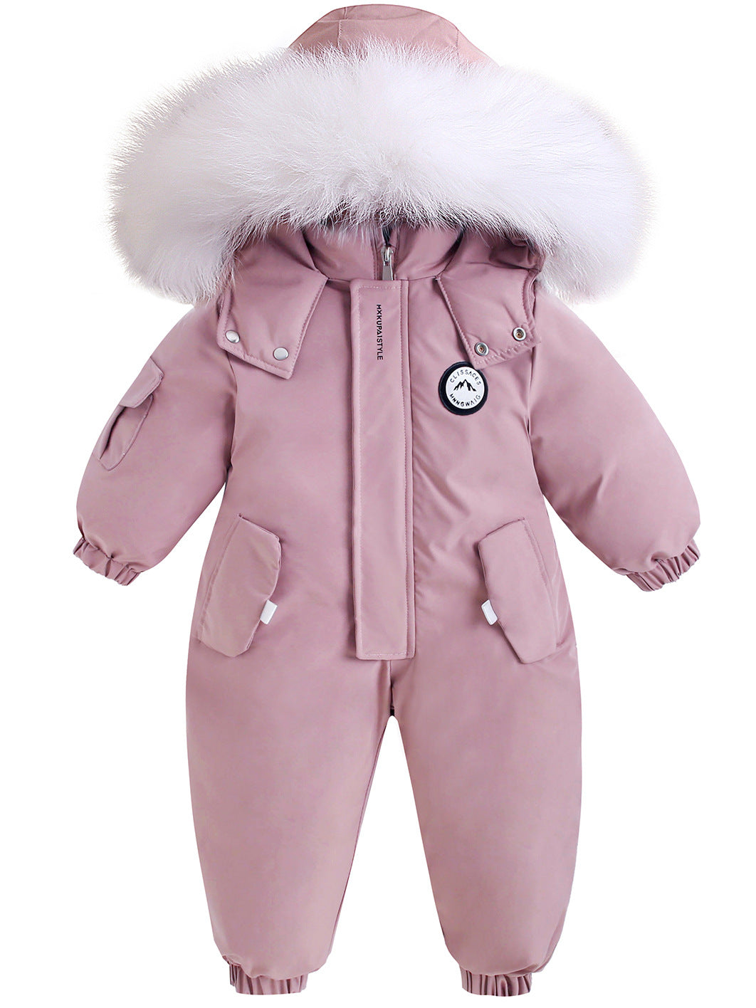 Children's Outdoor Skiing Jumpsuit Romper Out Clothes Thickened Jumpsuit, Climbing Suit