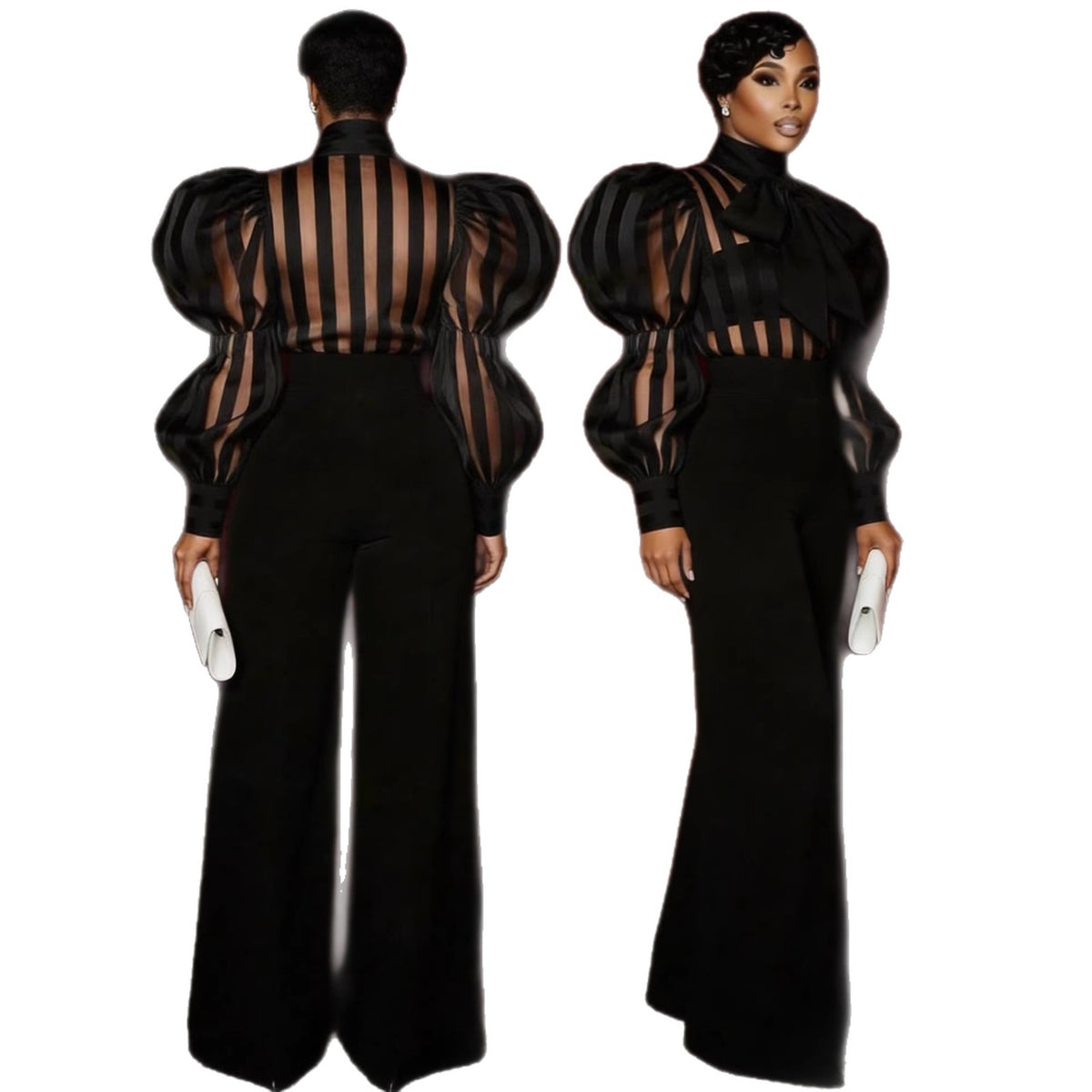 Women's Red Draping Mopping Slimming Trousers Casual Pants