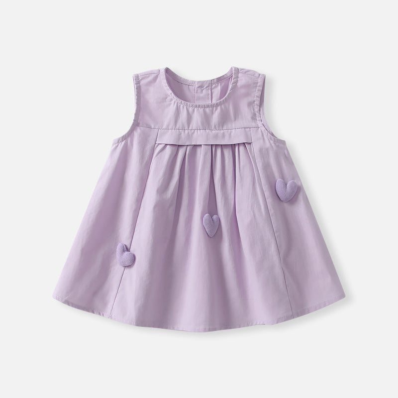 Summer Super Cute Vest Fashionable Princess Children's Dress