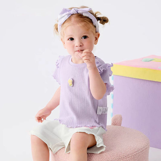 Children's Short Sleeve Tops Clothing Sweet Exquisite Children's T-shirt