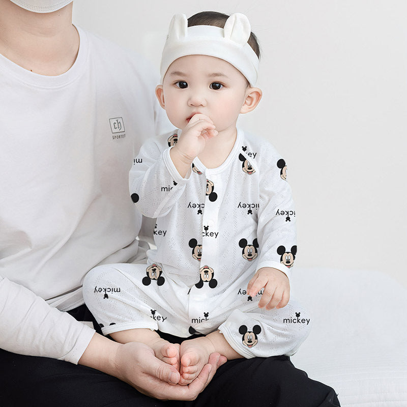 Women's & Men's Babies Summer Thin Jumpsuits Air Conditioning Jumpsuit, Climbing Suit