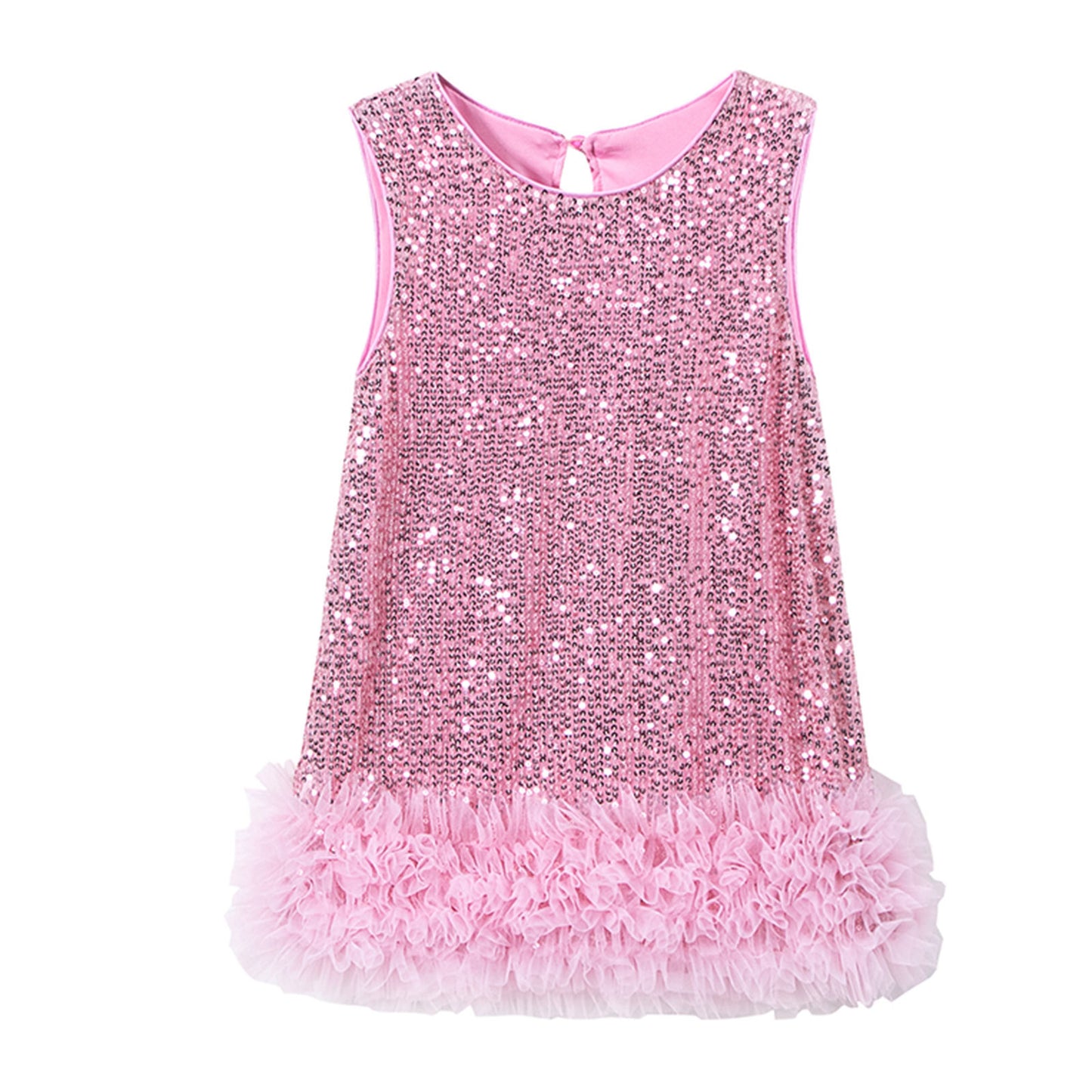 Children's Leaf Clothing Sequins Vest Skirt Autumn Children's Dress