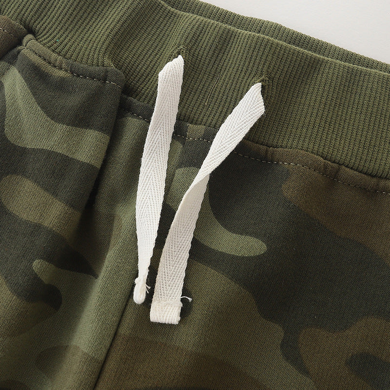 Children's Autumn Trousers Camouflage Sports Fashion With Children's Pants