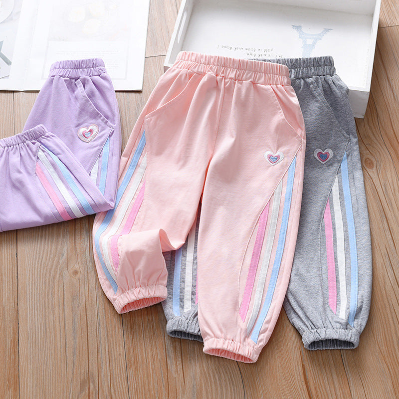 Children's Summer Korean Style Fashionable Thin Sports Children's Pants