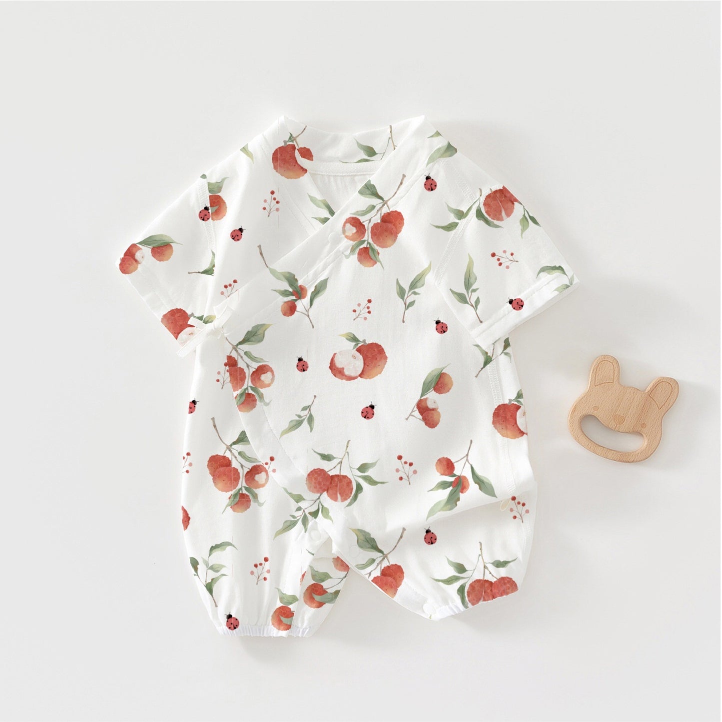 Jumpsuit Summer Thin Bamboo Cotton Gauze Gown Jumpsuit, Climbing Suit