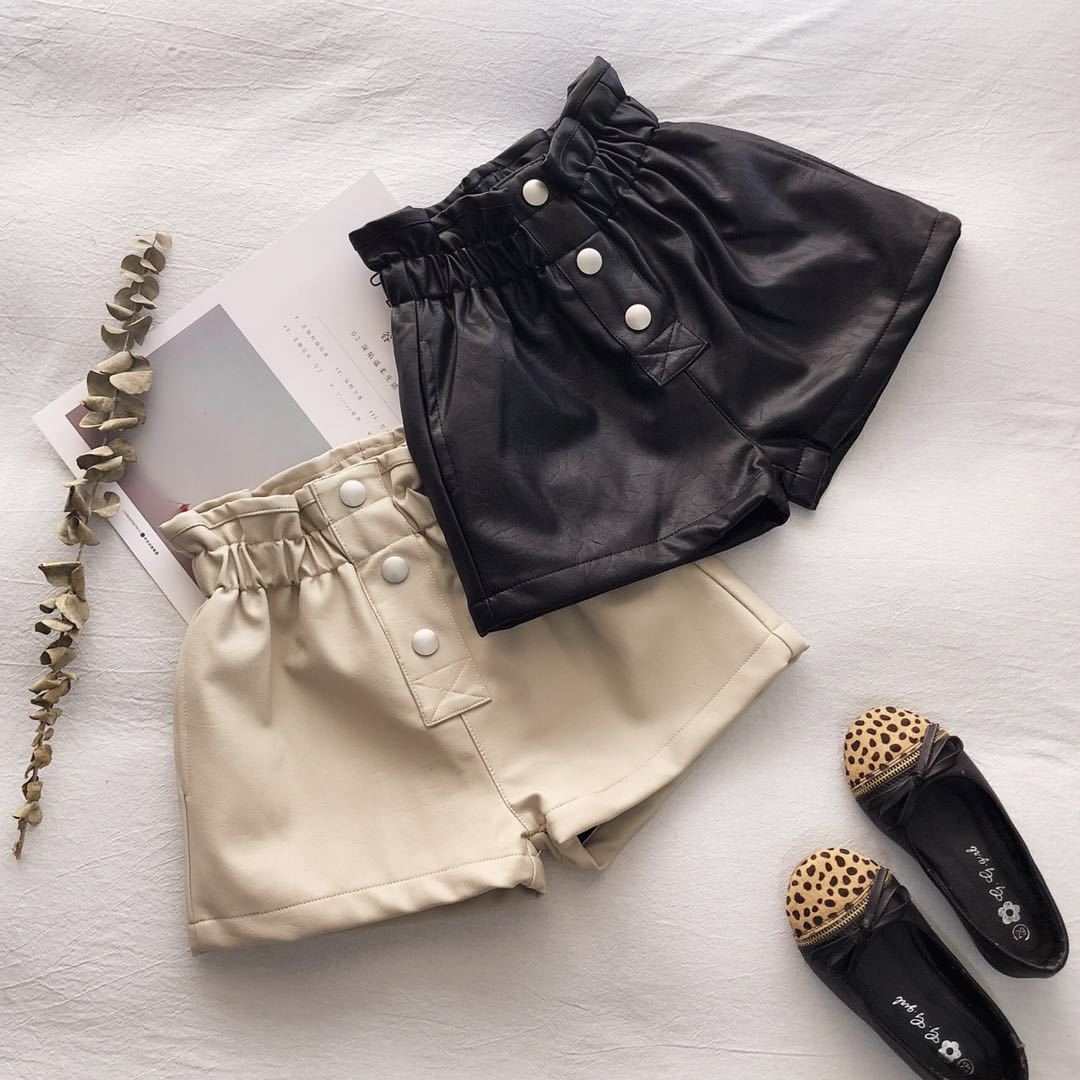 High Waist Korean Style Street Fashion Versatile Children's Pants