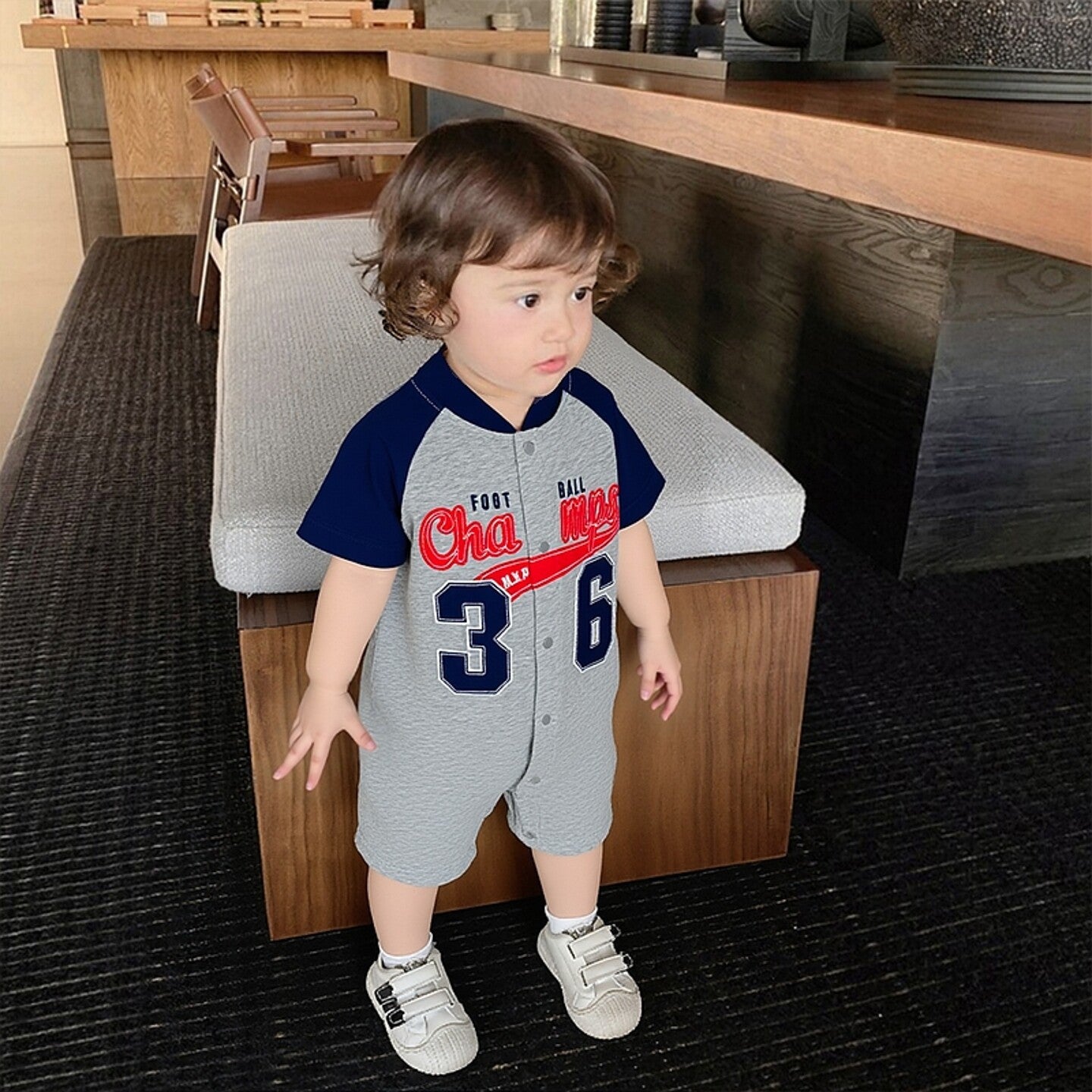 Clothes Gentleman One Year Old Celebration Dress Thin Jumpsuit, Climbing Suit