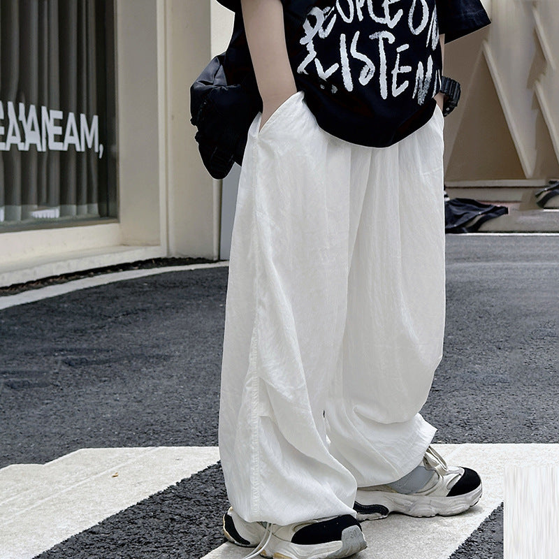 Children's Casual Trousers Boys Korean Style Solid Children's Pants