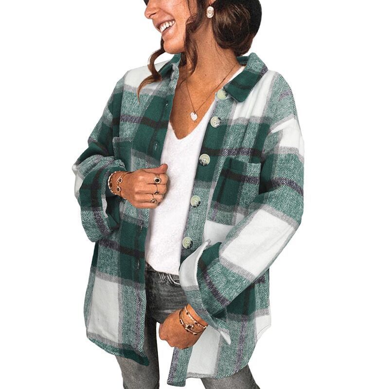 Women's Spring Shirt Independent Breasted Casual Blouse