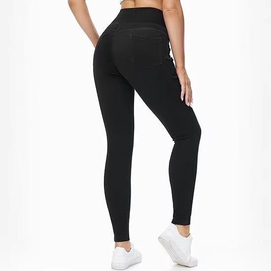 Women's Fitness Sports Skinny Leg Hip Lifting Stretch Tight High Waist Women's Jeans