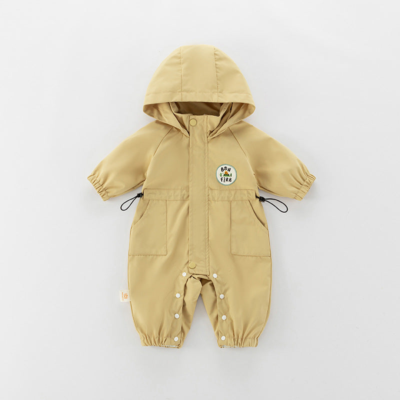 Clothes Autumn Clothing Korean Style Shell Jacket Tooling Jumpsuit, Climbing Suit