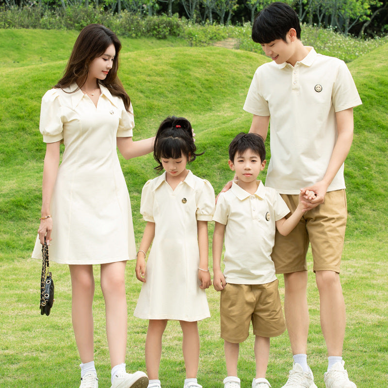 Wear Summer Family Of Three Or Four Pack Parent-child Outfit