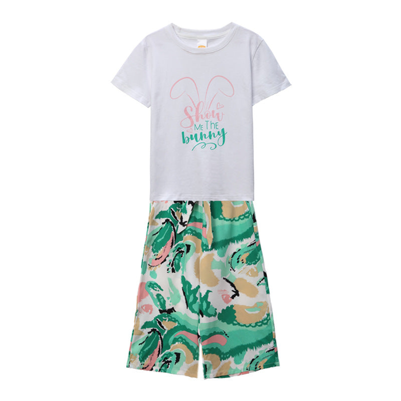Seaside Wear Summer Family Of Three Four Clothes For The Parent-child Outfit